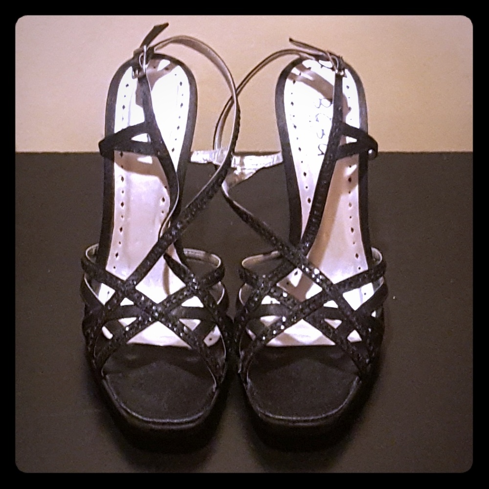 Black Slingback Dress Heels